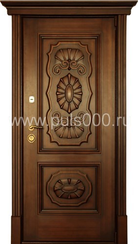 Металлическая дверь в коттедж KJ-1700 с массивом, цена 98 175 руб. Металлическая дверь в коттедж KJ-1700 с массивом, цена 98 175 руб.